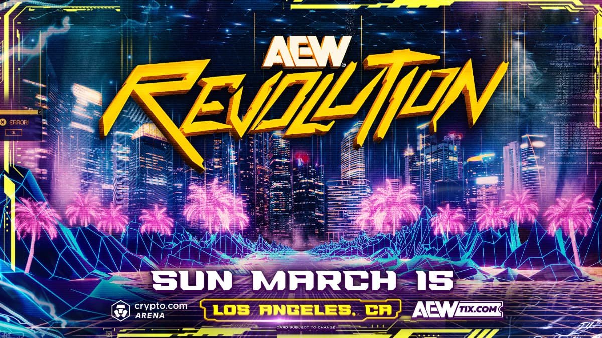 Poster for AEW Revolution 2026
