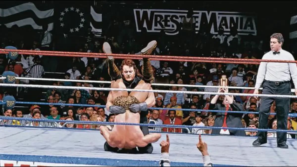Undertaker jimmy snuka wrestlemania 7