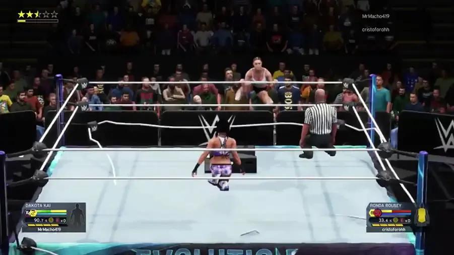 WWE 2K20 glitch