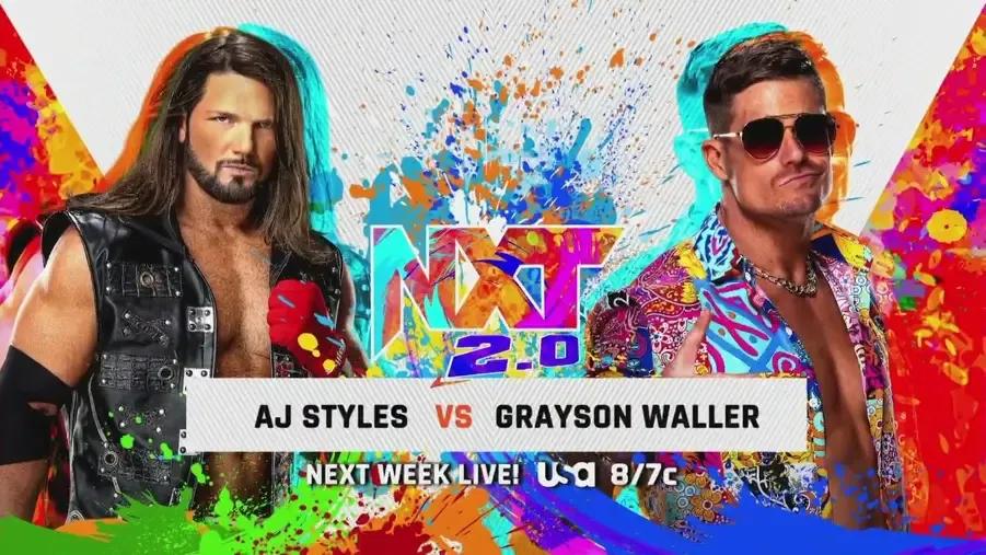 AJ Styles- Grayson Waller- WWE NXT- January 2022.jpg