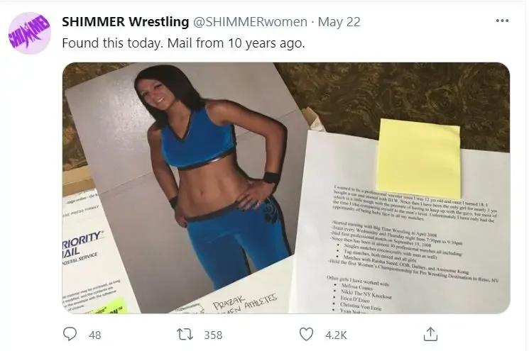 Bayley tweet