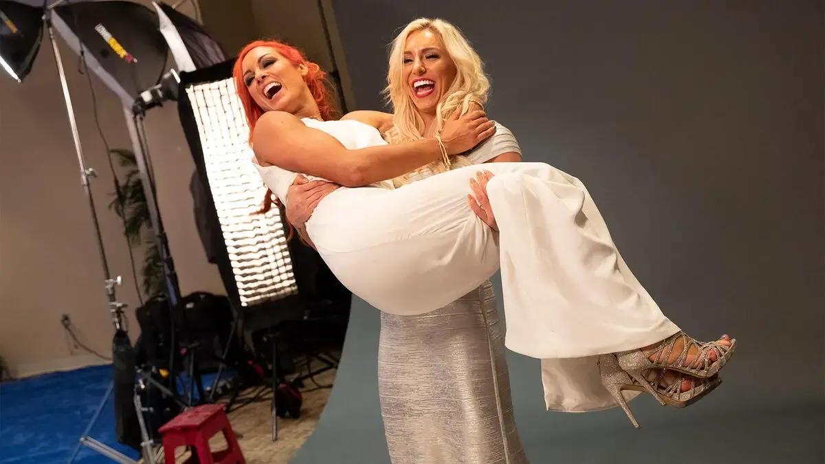 Bekcy Lynch Charlotte Flair BTS.jpg