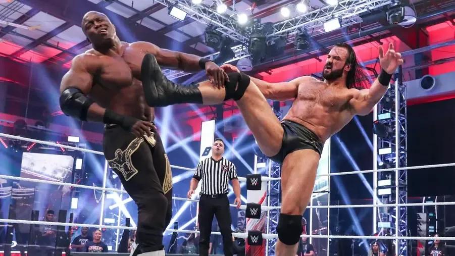 Bobby Lashley and Drew McIntyre at WWE Backlash 2020.jpg