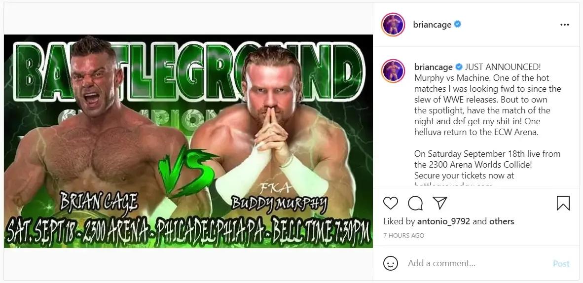 Brian cage buddy murphy