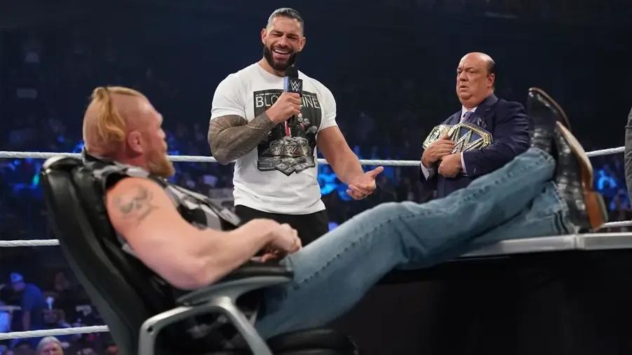 Brock Lesnar- Roman Reigns- Paul Heyman- WWE SmackDown- October 2021.jpg