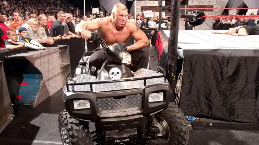 Brock lesnar steve austin atv 2004