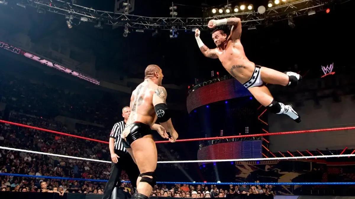 CM Punk Batista Great American Bash 2008 soaring through the air.jpg