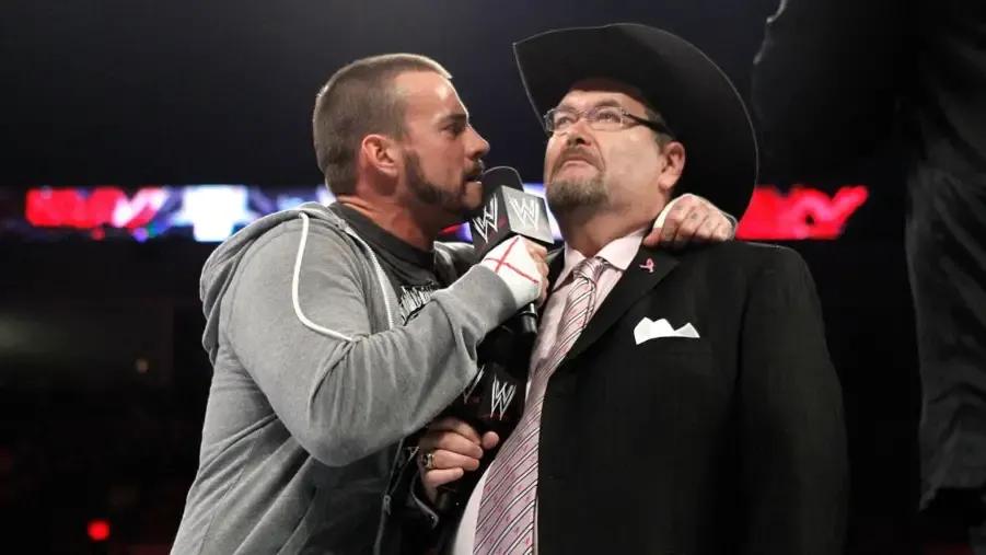 CM Punk Jim Ross WWE 2012.jpg