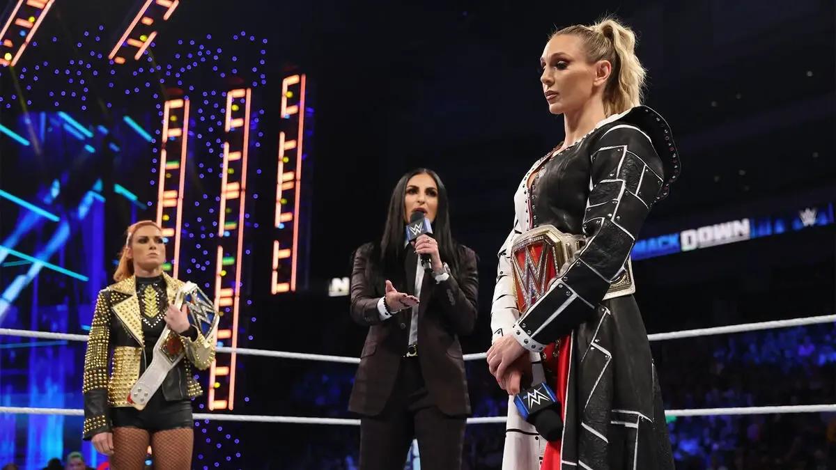 Charlotte flair becky lynch october 2021 belt swap