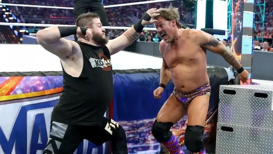 Chris Jericho- Kevin Owens WWE WrestleMania 33.jpg