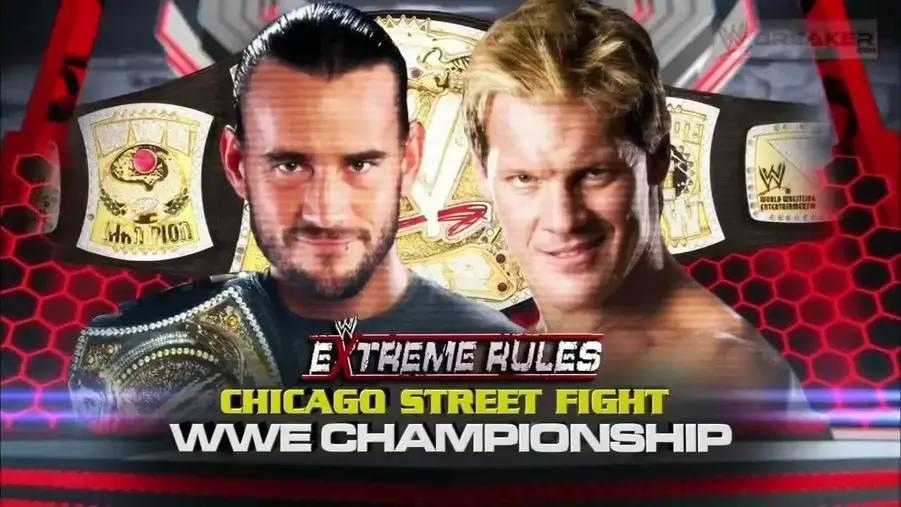 Cm punk v chris jericho wwe extreme rules 2012