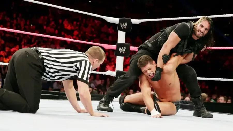 Cody Rhodes Seth Rollins 2014.jpg