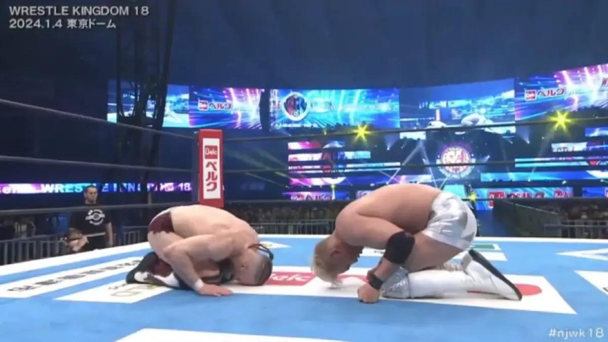 Danielson Okada bow Wrestle Kingdom 18 screenshot.jpg