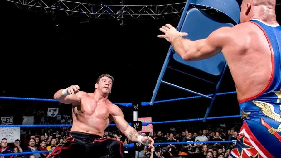 Eddie guerrero kurt angle 2005 smackdown