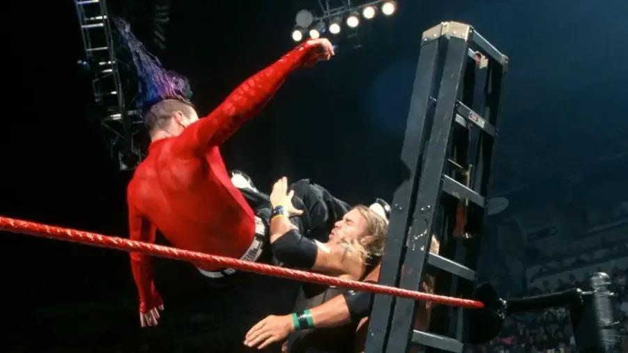 Jeff hardy edge christian ladder raw 2000