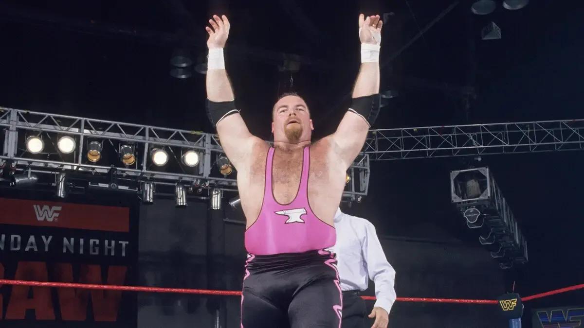 Jim neidhart arms in the air like he just don t care