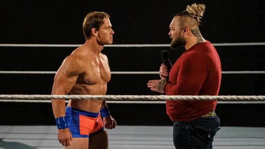 John Cena- Bray Wyatt- WWE WrestleMania 36.jpg