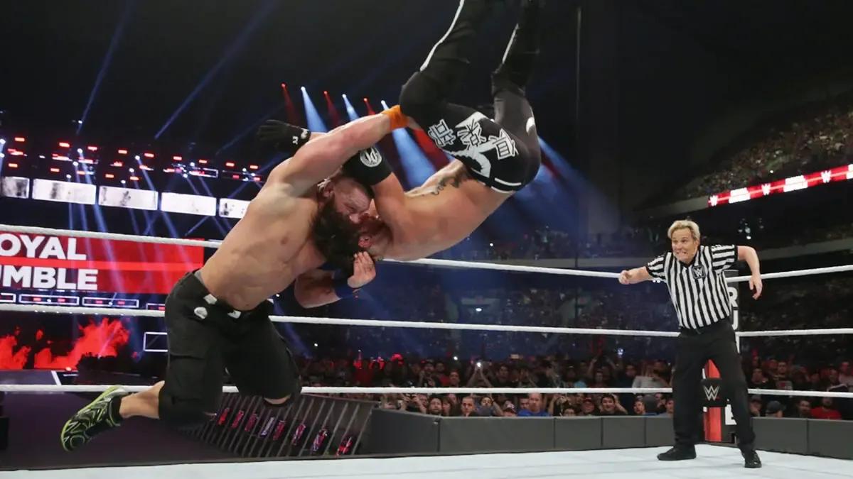 John cena aj styles royal rumble 2017