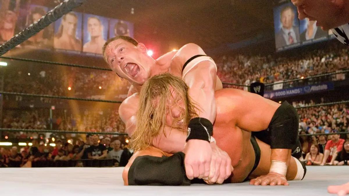 John cena triple h wrestlemania 22