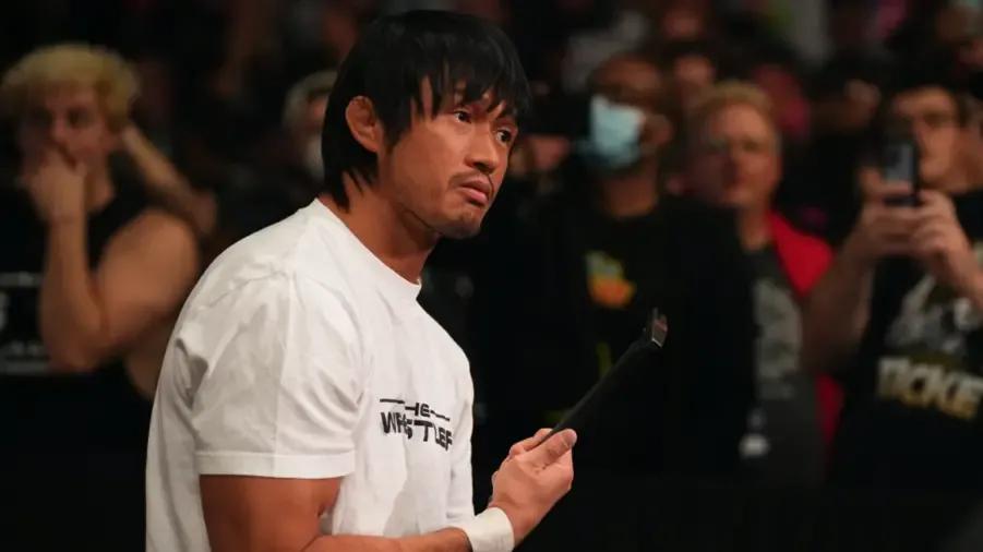 Katsuyori Shibata hammer time AEW 2022.png