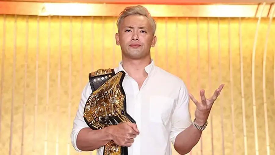 Kazuchika Okada wrestling dontaku press conference.jpg