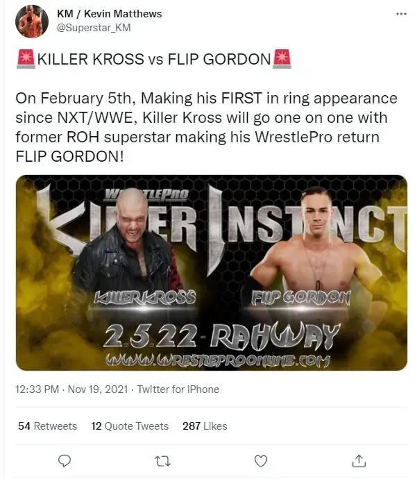 Kross match february 2022