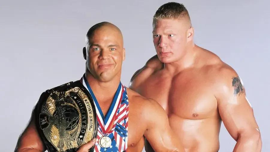 Kurt Angle Brock Lesnar 2003.jpg