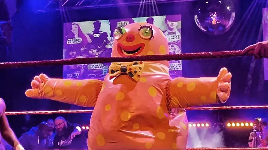 Mr Blobby Riot Cabaret Wrestling.jpg