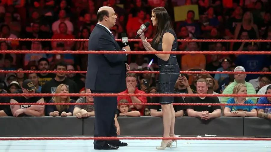 Paul Heyman- Stephanie McMahon- WWE Raw August 2016.jpg