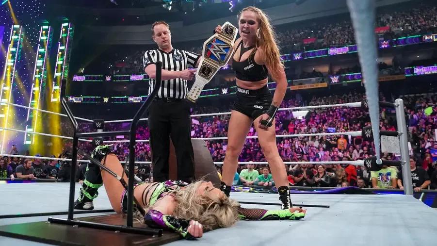 Ronda Rousey WWE Extreme Rules title win.jpg