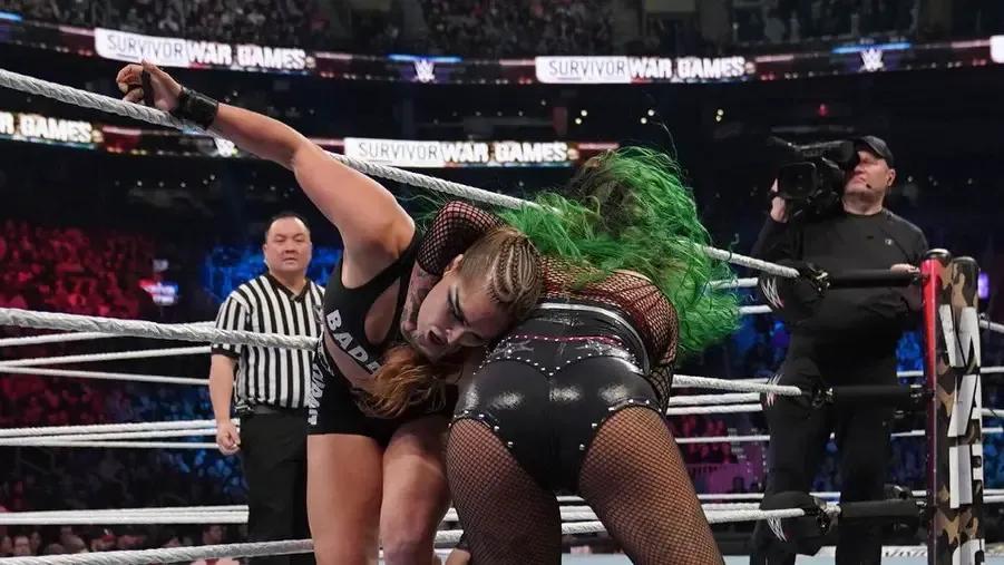 Shotzi Ronda Rousey botched DDT.jpg