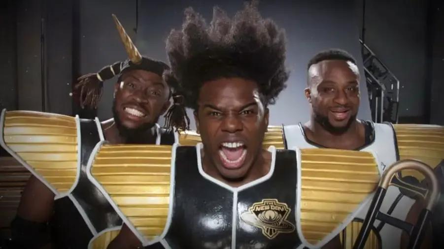 The New Day- Dragon Ball Z- WWE WrestleMania 32.jpg