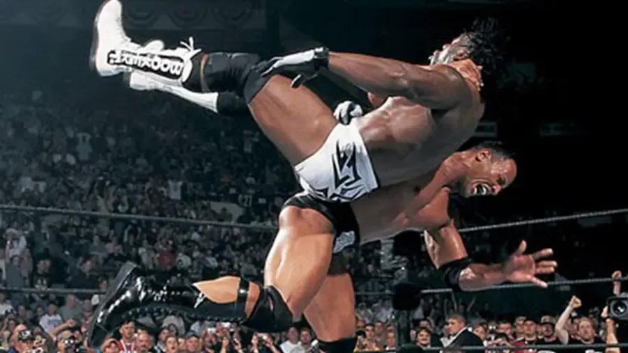 The Rock- Booker T- WWE SummerSlam 2001.jpg