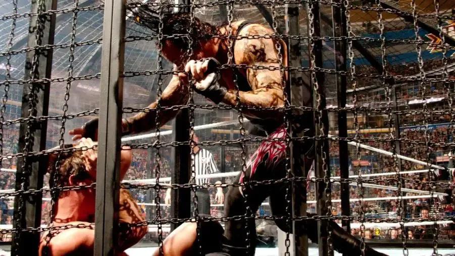 The Undertaker Chris Jericho Elimination Chamber 2010.jpg