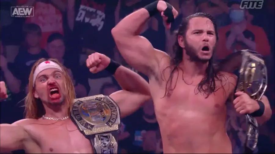 The Young Bucks second AEW World title win screenshot.jpg