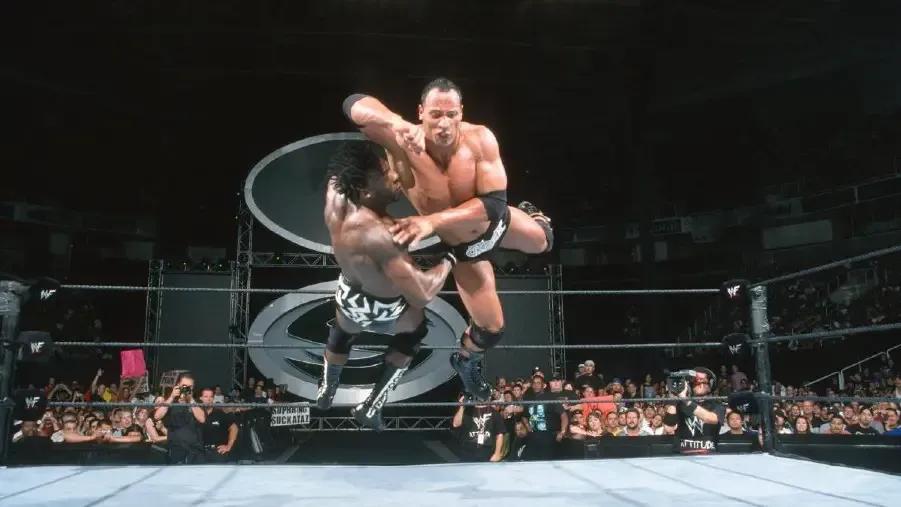 The rock booker t summerslam 2001