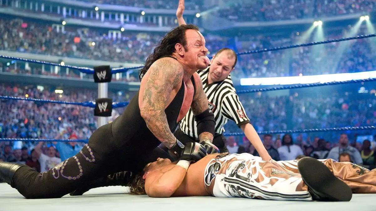 Undertaker shawn michaels pin wrestlemania 25