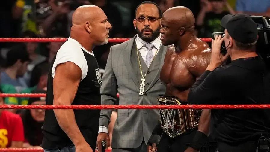 WWE Raw- Goldberg- Bobby Lashley- July 2021.jpg