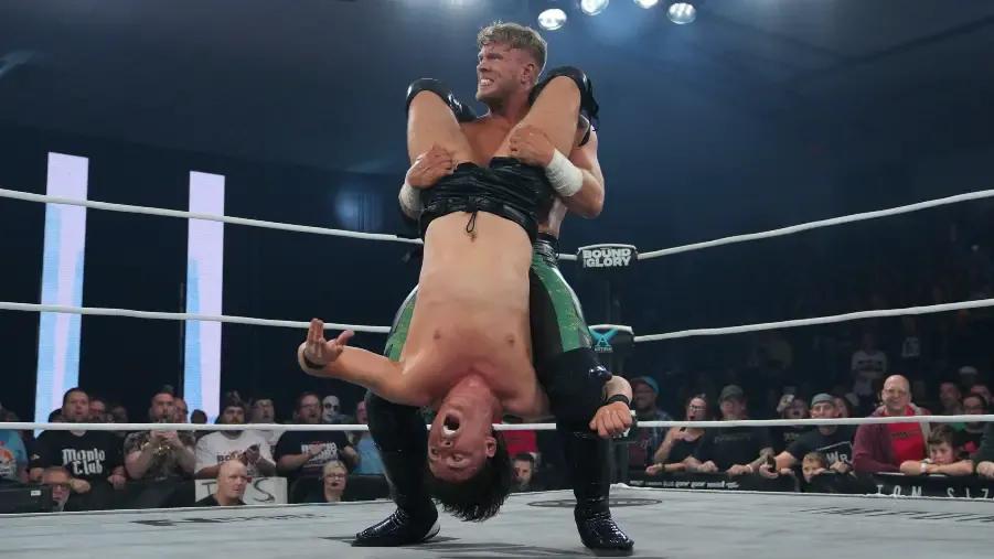 Will Ospreay Mike Bailey IMPACT Bound for Glory 2023.jpg