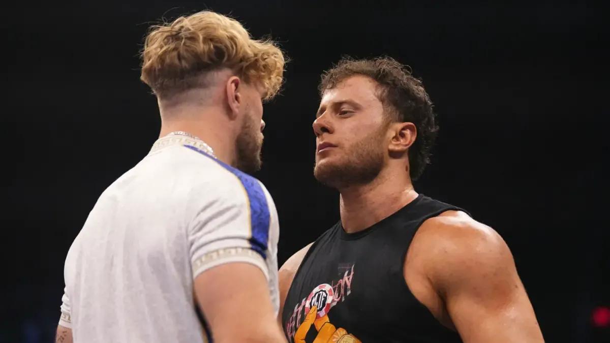 Will Ospreay and MJF AEW Dynamite June 2024.jpg